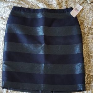 Tommy Hilfiger Shimmer Stripe Skirt